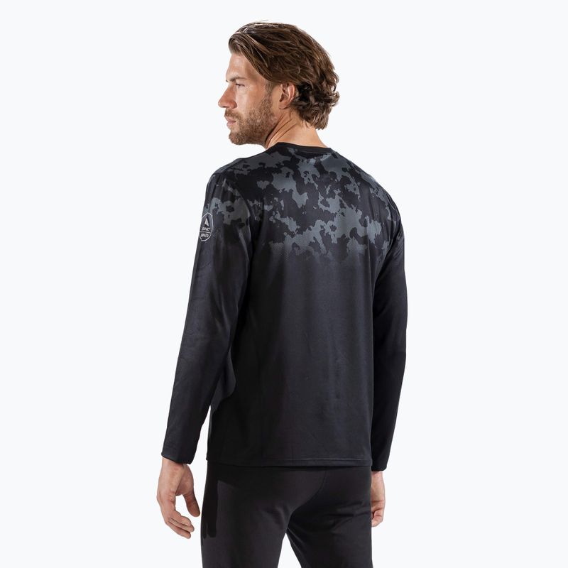 Pánska termoakčná mikina Surfanic Bodyfit CarbonDri Limited Edition Crew Neck black 3
