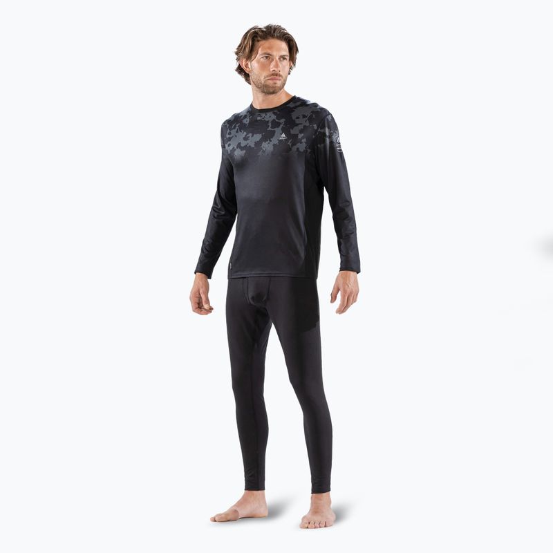 Pánske termoaktívne tričko longsleeve Surfanic Bodyfit CarbonDri Limited Edition Crew Neck black 5