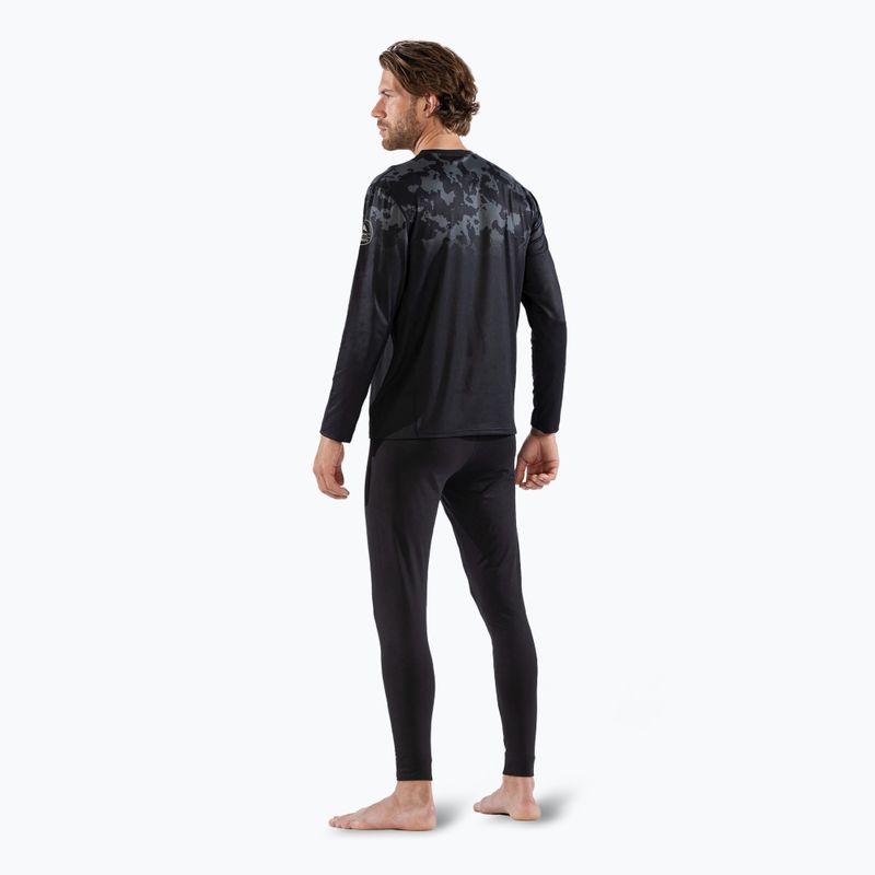 Pánska termoakčná mikina Surfanic Bodyfit CarbonDri Limited Edition Crew Neck black 6