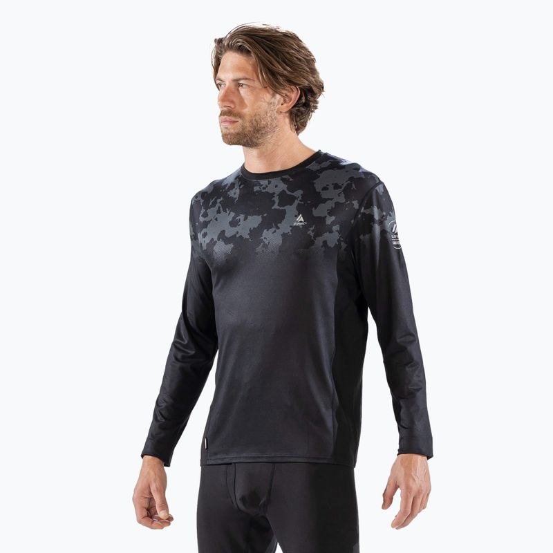 Pánska termoakčná mikina Surfanic Bodyfit CarbonDri Limited Edition Crew Neck black 7