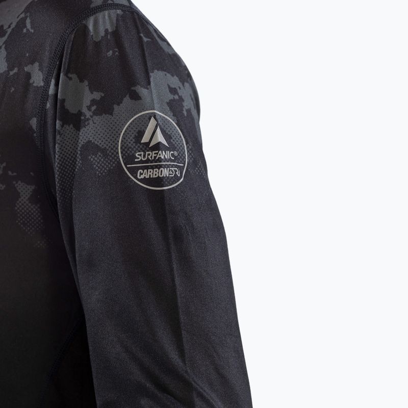 Pánska termoakčná mikina Surfanic Bodyfit CarbonDri Limited Edition Crew Neck black 9