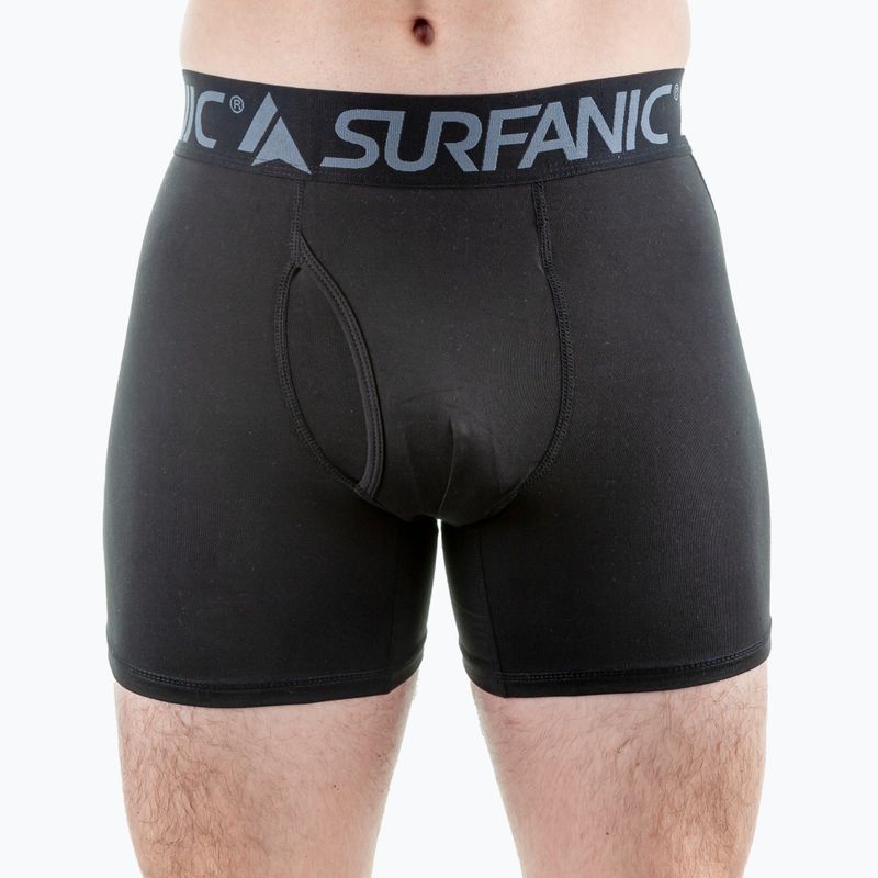 Pánske termo boxerky Surfanic Carbondri 3 páry black 3