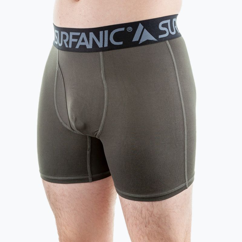 Pánske termo boxerky Surfanic Carbondri 3 páry black/grey/khaki 9