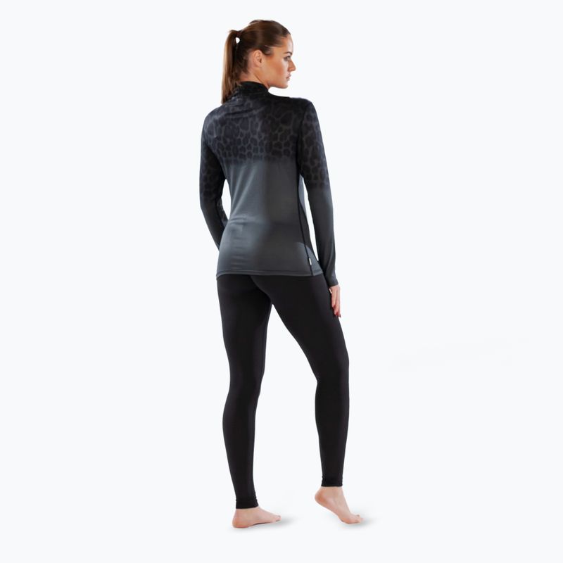 Dámske termoaktívne tričko longsleeve Surfanic Cozy CarbonDri Limited Edition Zip Neck black 6