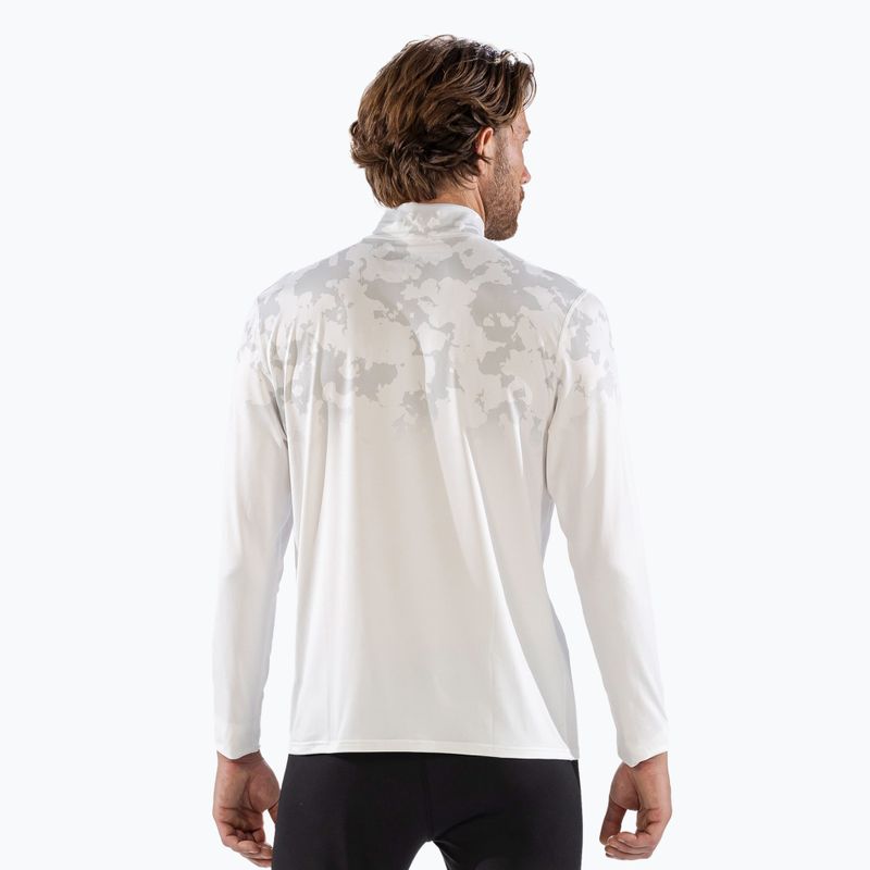 Pánske termoaktívne tričko longsleeve Surfanic Bodyfit CarbonDri Limited Edition Zip Neck optic white 3