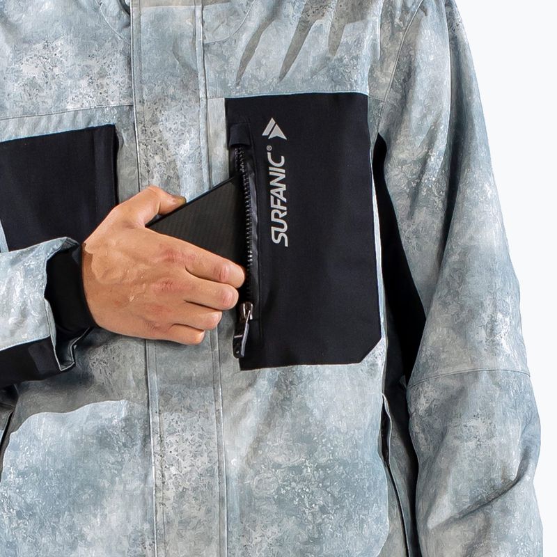 Pánska lyžiarska bunda Surfanic Avalanche Concrete grey 7