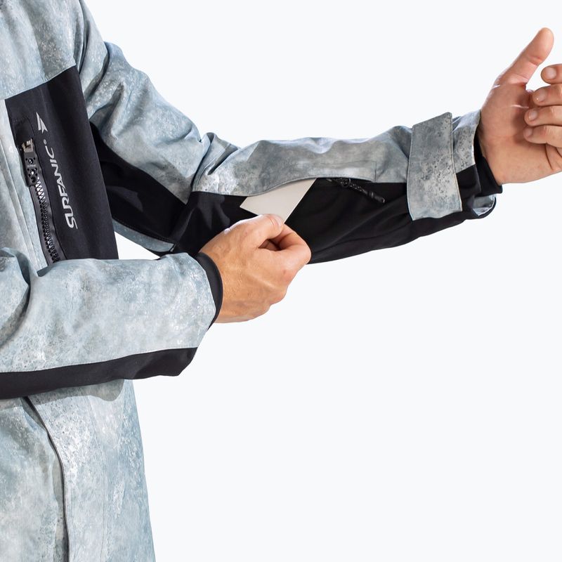 Pánska lyžiarska bunda Surfanic Avalanche Concrete grey 10