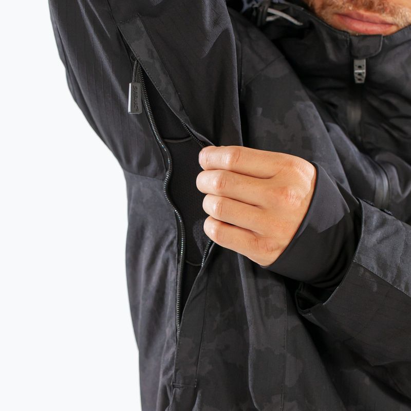 Pánska lyžiarska bunda Surfanic Whiteroom Map black 11