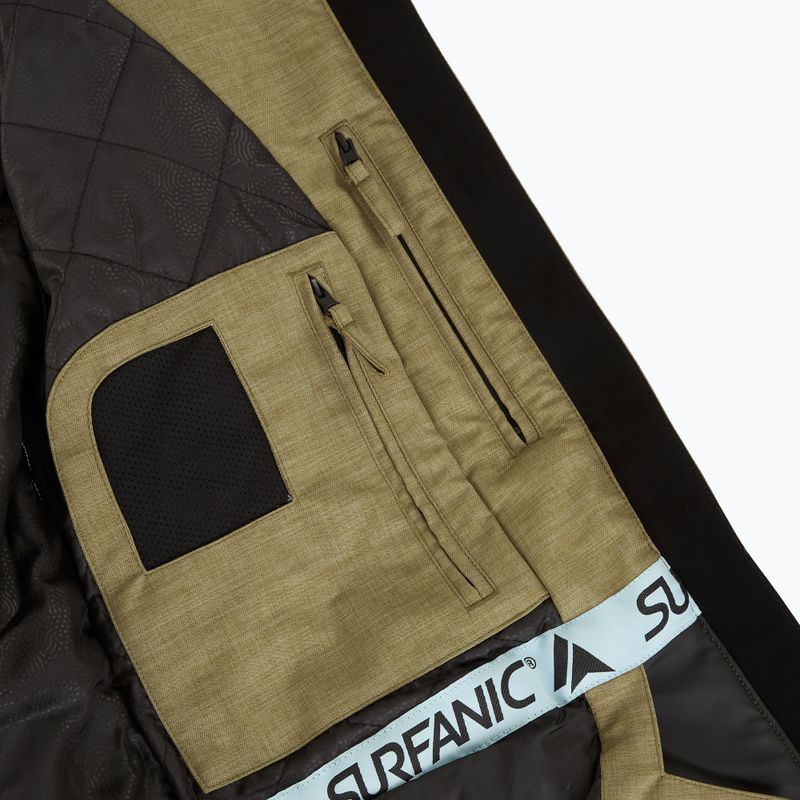 Dámska lyžiarska bunda Surfanic Carve olive 8