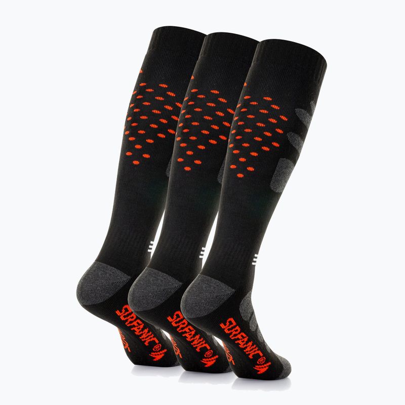 Lyžiarske ponožky Surfanic Pro Tech Plus 3 pack orange 2