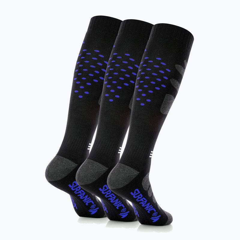 Lyžiarske ponožky Surfanic Pro Tech Plus 3 pack brilliant blue 2