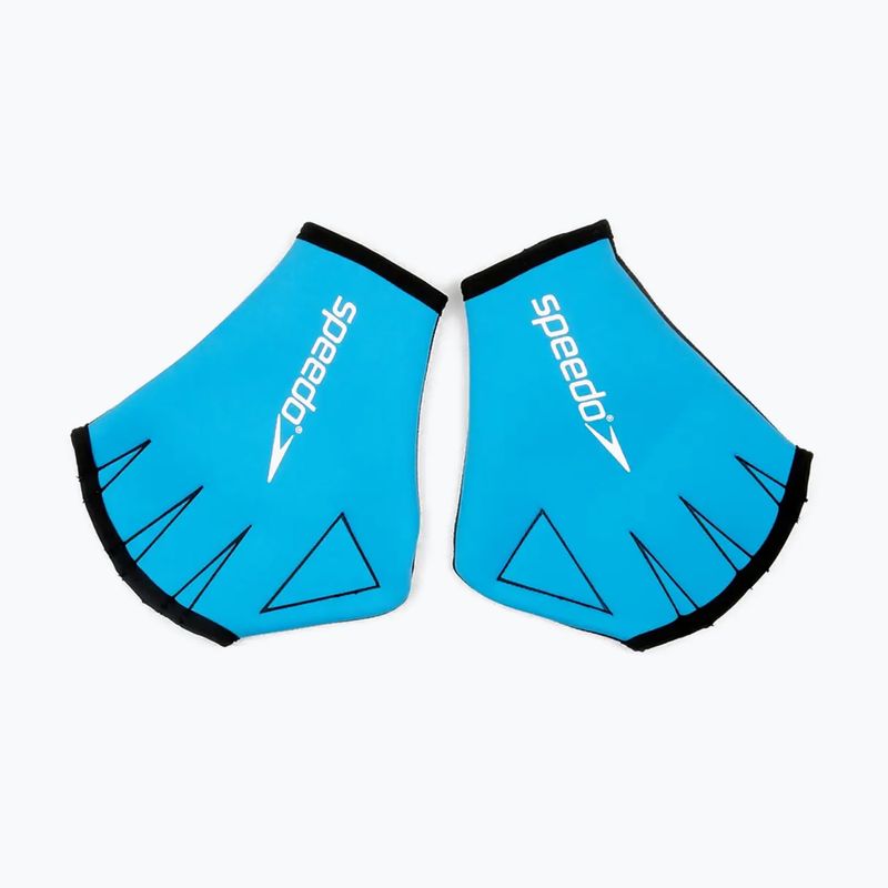 Modré plavecké pádla Speedo Aqua Glovevesi