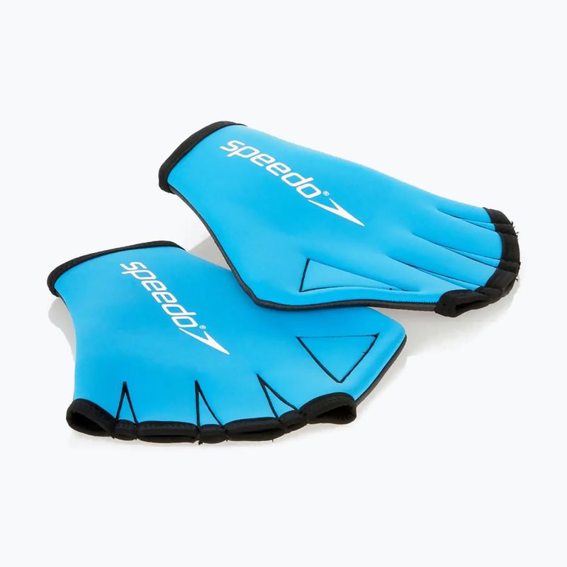 Modré plavecké pádla Speedo Aqua Glovevesi 2