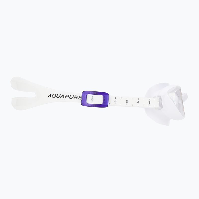 Plavecké okuliare Speedo Aquapure white/clear 3