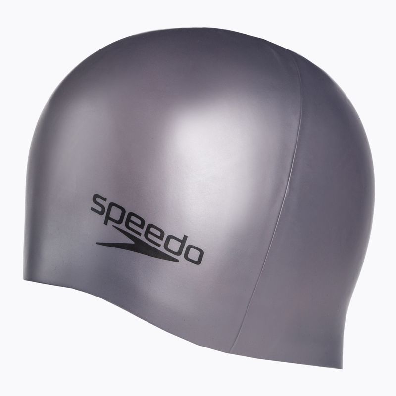 Plavecká čiapka Speedo Plain Moulded Silicone strieborná 68-7984