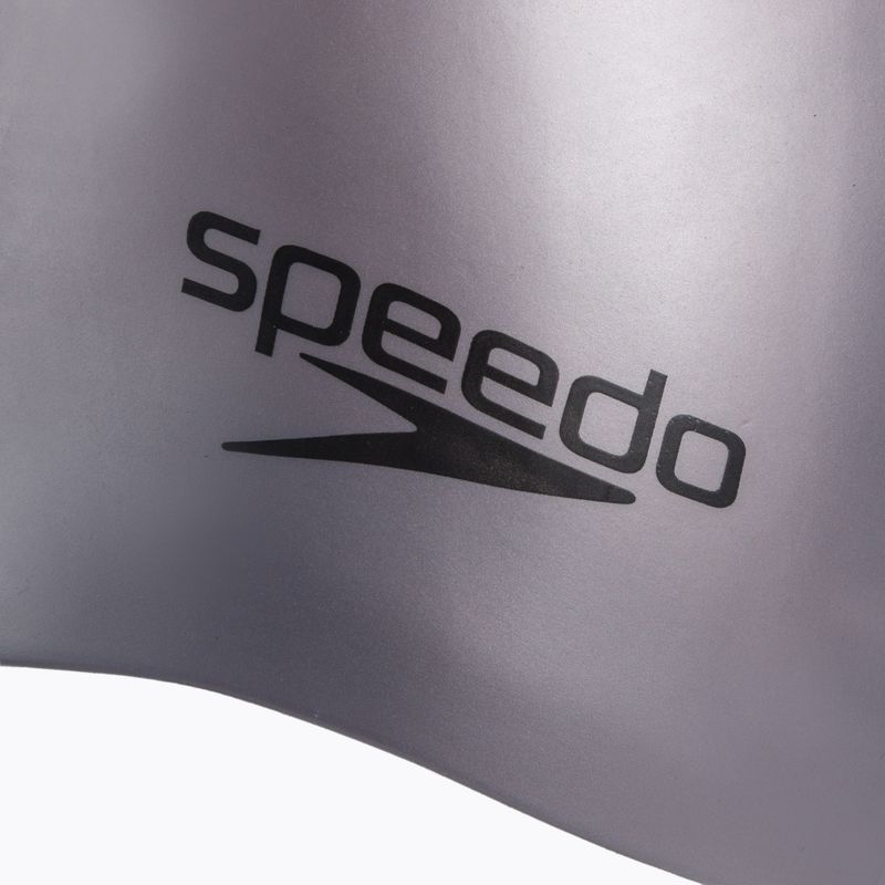 Plavecká čiapka Speedo Plain Moulded Silicone strieborná 68-7984 3