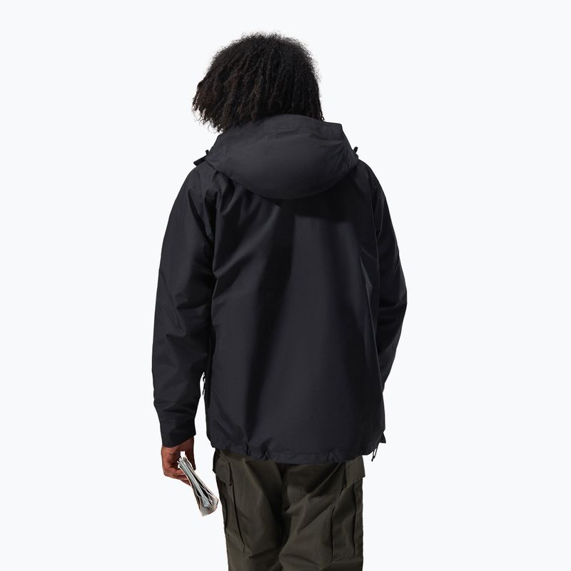 Pánska bunda do dažďa Berghaus Paclite 2.0 Shell black/black 3