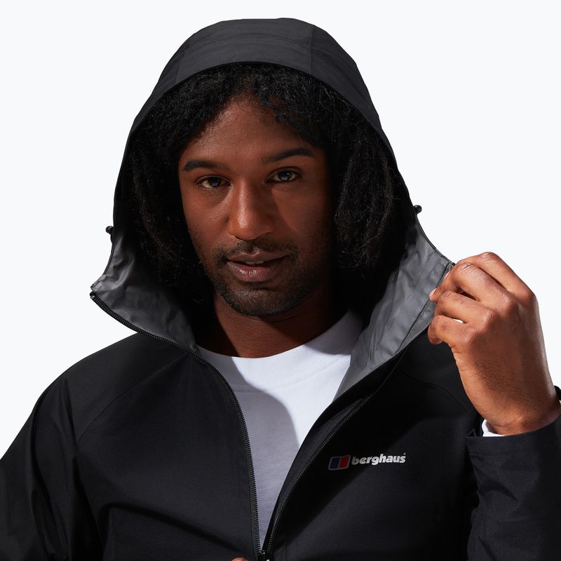 Pánska bunda do dažďa Berghaus Paclite 2.0 Shell black/black 4