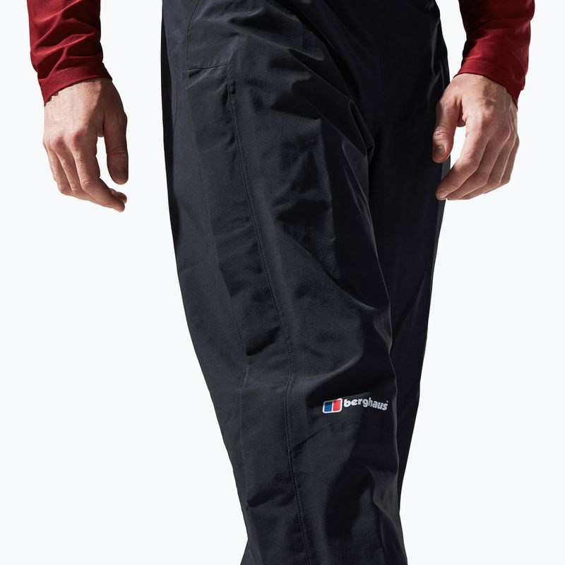 Pánske nohavice do dažďa Berghaus Hillwalker black/black 5