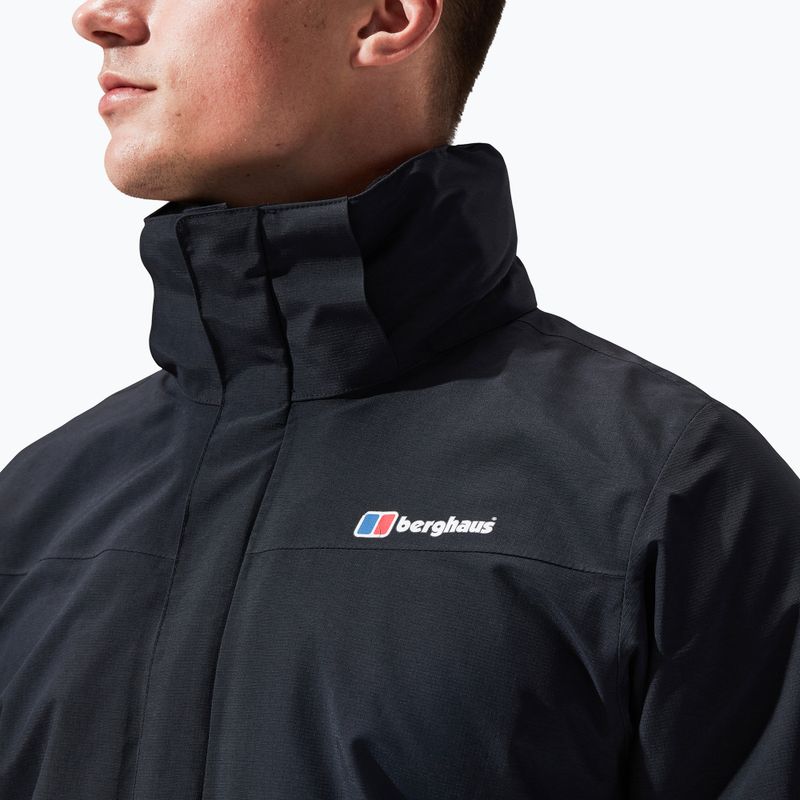 Pánska bunda do dažďa Berghaus Hillwalker IA black/black 4