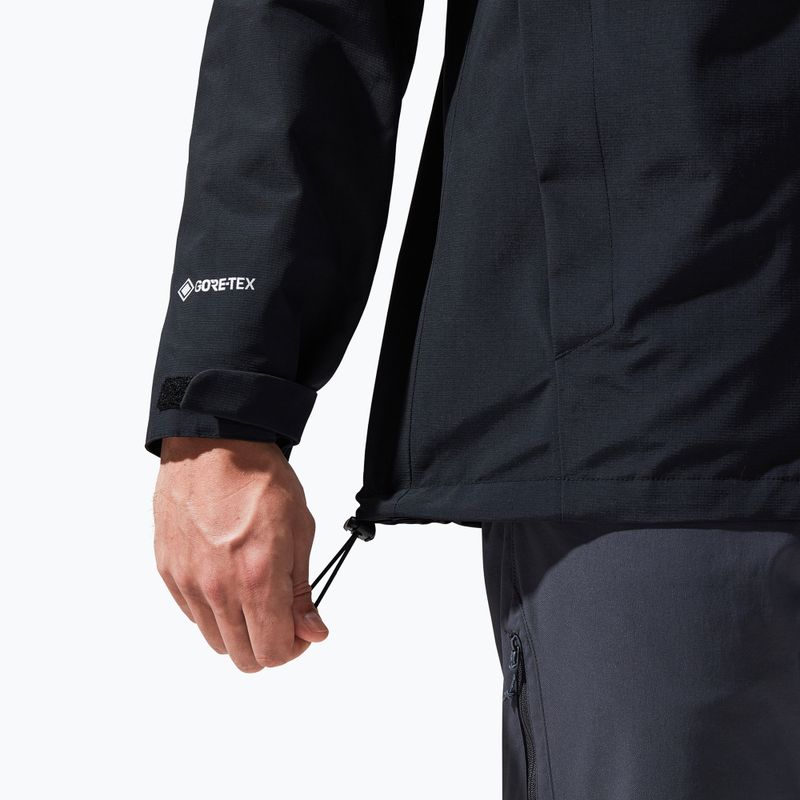 Pánska bunda do dažďa Berghaus Hillwalker IA black/black 10