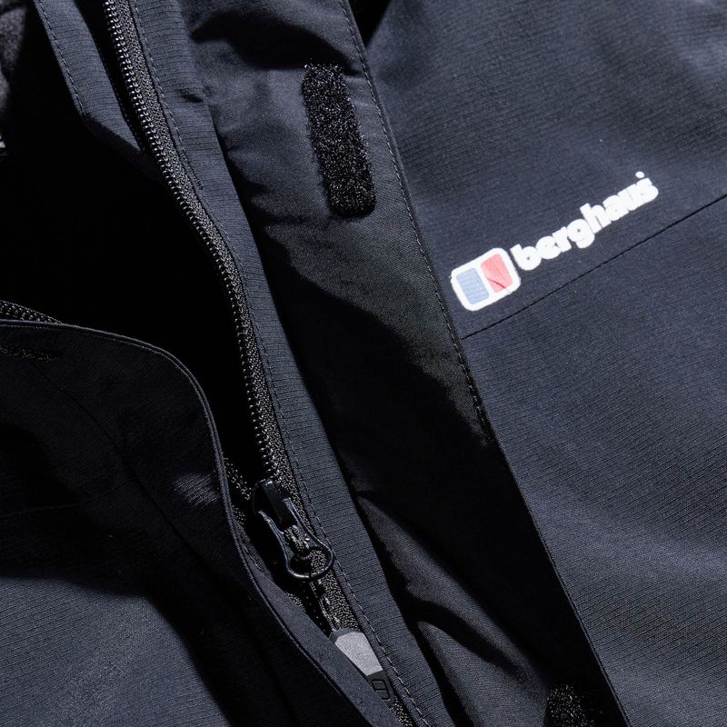 Pánska bunda do dažďa Berghaus Hillwalker IA black/black 13