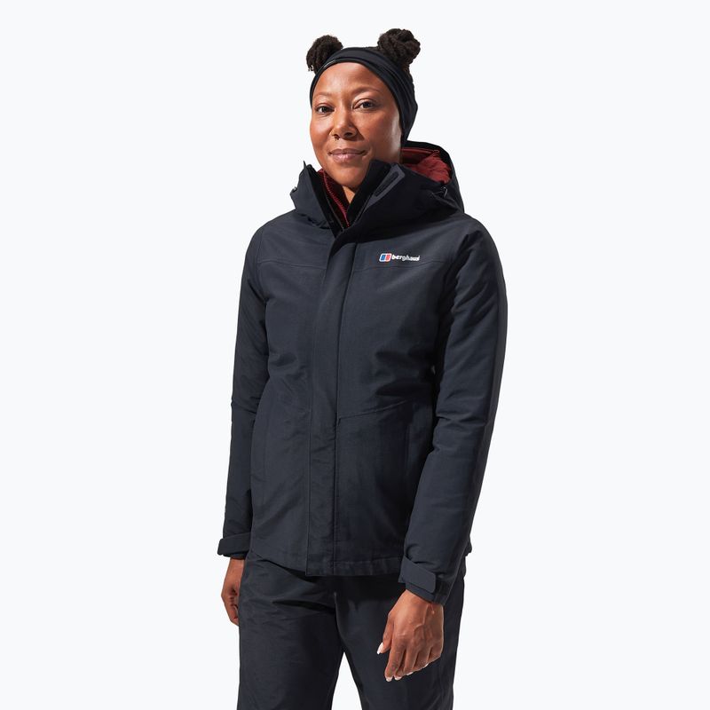 Dámska bunda do dažďa Berghaus Hillwalker IA  black/black