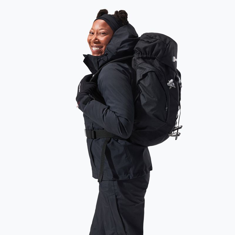 Dámska bunda do dažďa Berghaus Hillwalker IA  black/black 4