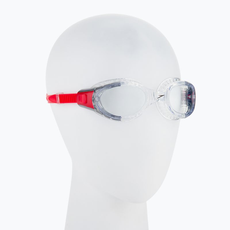 Plavecké okuliare Speedo Futura Biofuse Flexiseal bielo-sivé 68-11313B991 2