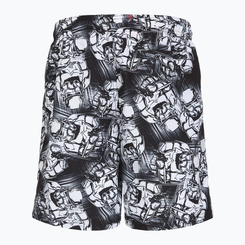 Detské plavecké šortky Speedo Print Leisure 17" black/white 2