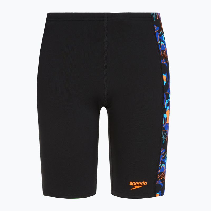 Pánske plavky Speedo Allover Panel V3 Jammer black