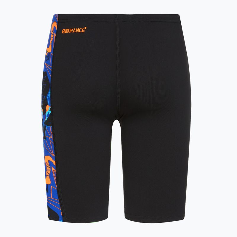 Pánske plavky Speedo Allover Panel V3 Jammer black 2