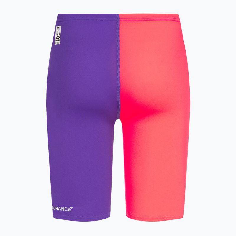 Detské plavky Speedo Endurance+ High Waist Jammer purple/red 2