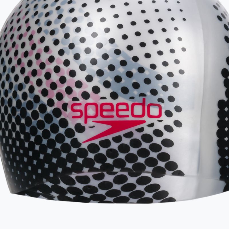 Speedo Obojstranná plavecká čiapka Moud šedá 68-09337D668 2
