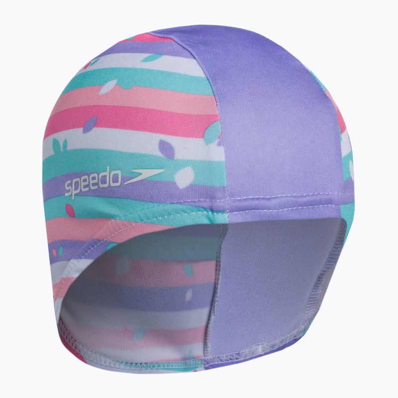Detská plavecká čiapka Speedo Printed fialová 68-12241D681