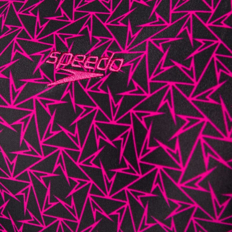 Speedo Boomstar Allover Muscleback dámske jednodielne plavky čierno-ružové 68-12299B344 3