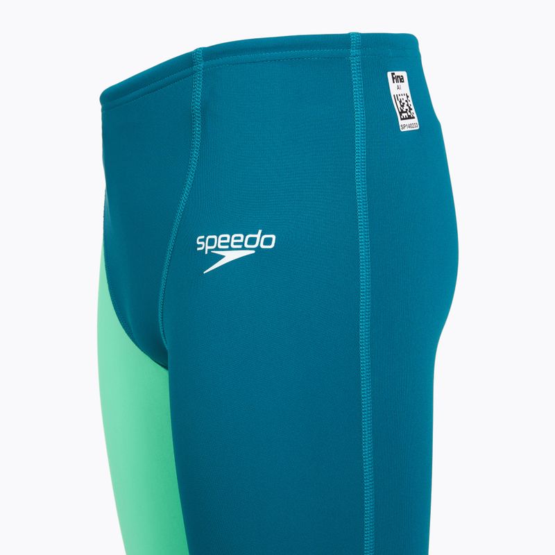 Detské plavky jammery Speedo Endurance+ High Waist Jammer blue/green 3
