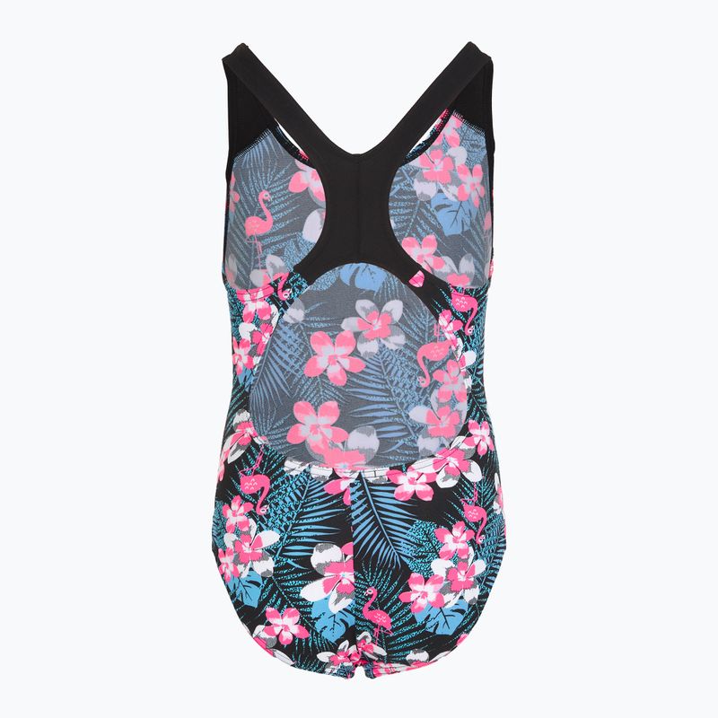 Detské jednodielne plavky Speedo Allover Splashback blue/pink 2