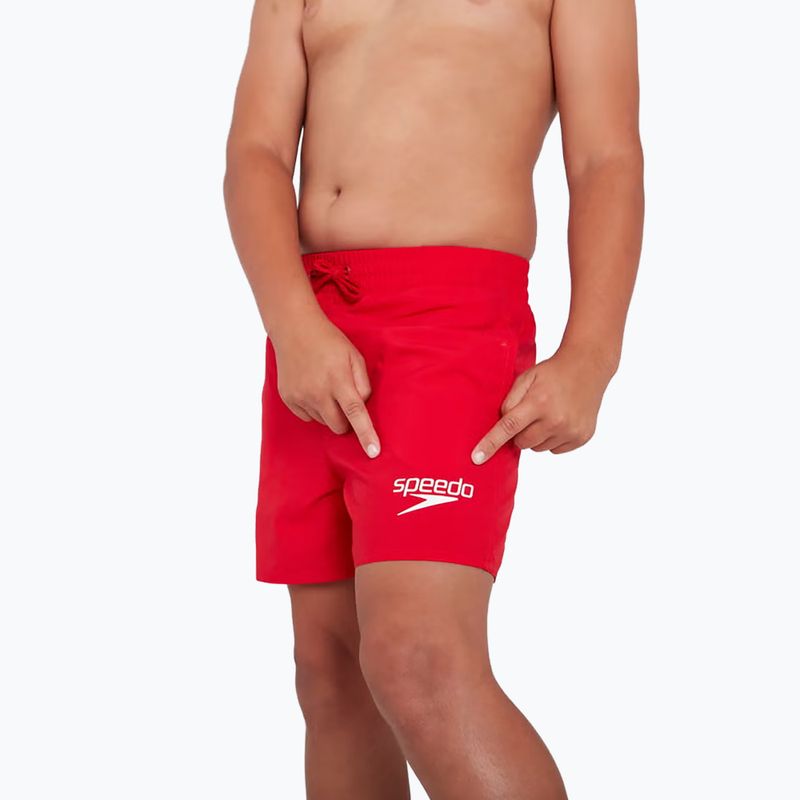 Speedo Essential 13" detské plavecké šortky červené 68-124126446 5