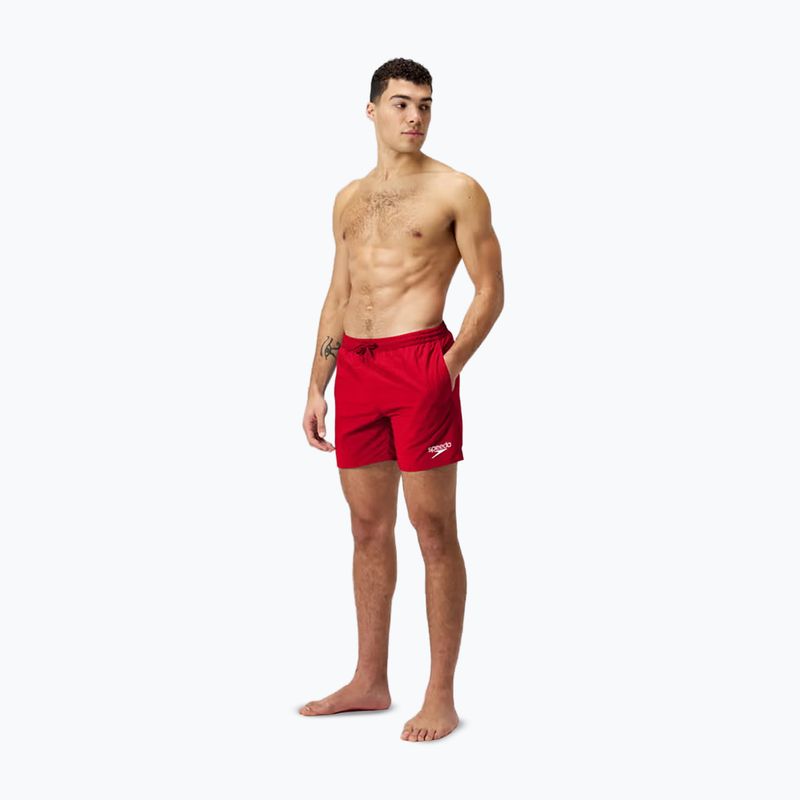 Pánske plavecké šortky Speedo Boom Logo 16" červené 68-124336446 2