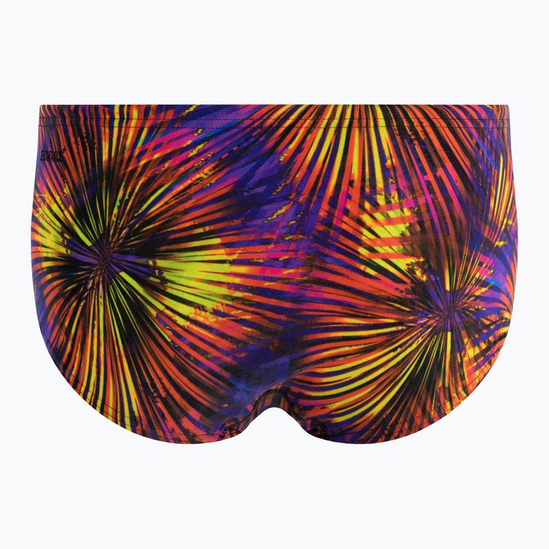 Pánske plavecké nohavičky Speedo Allover 14cm Brief black 68-02587F336 2