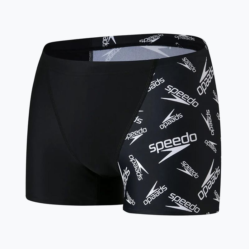 Pánske plavecké boxerky Speedo Allover V-Cut Aquqshort black 68-09734F392 4