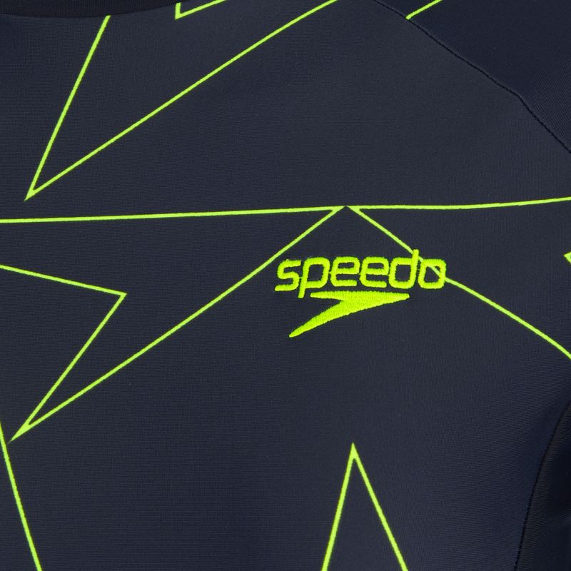 Dámske plavecké tričko Speedo Boomstar Allover Rash Top blue 3