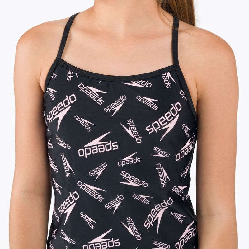 Speedo Detské dvojdielne tankiny s potlačou a viazaním na chrbte Black 68-12380F390 7