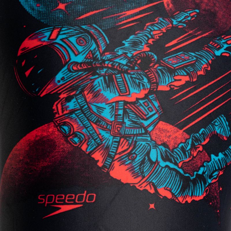 Speedo Placement Digital Aquashort detské plavecké nohavice čierne 68-33162F308 3