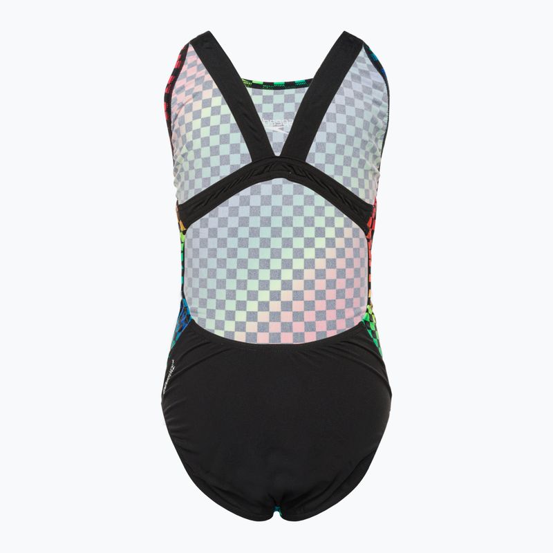 Detské jednodielne plavky Speedo Allover Leaderback farba 68-12377F372 2