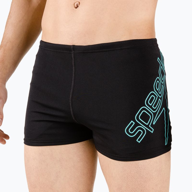 Pánske plavecké boxerky Speedo Boom Logo Placement black 68-12147F888