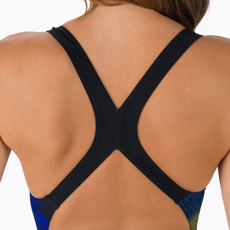 Speedo Placement Powerback dámske jednodielne plavky čierno-modré 06187F882 6