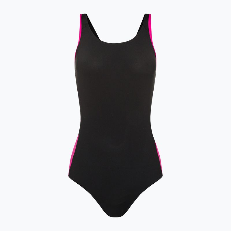 Speedo Boom Logo Splice Muscleback dámske jednodielne plavky B344 black 12900B344