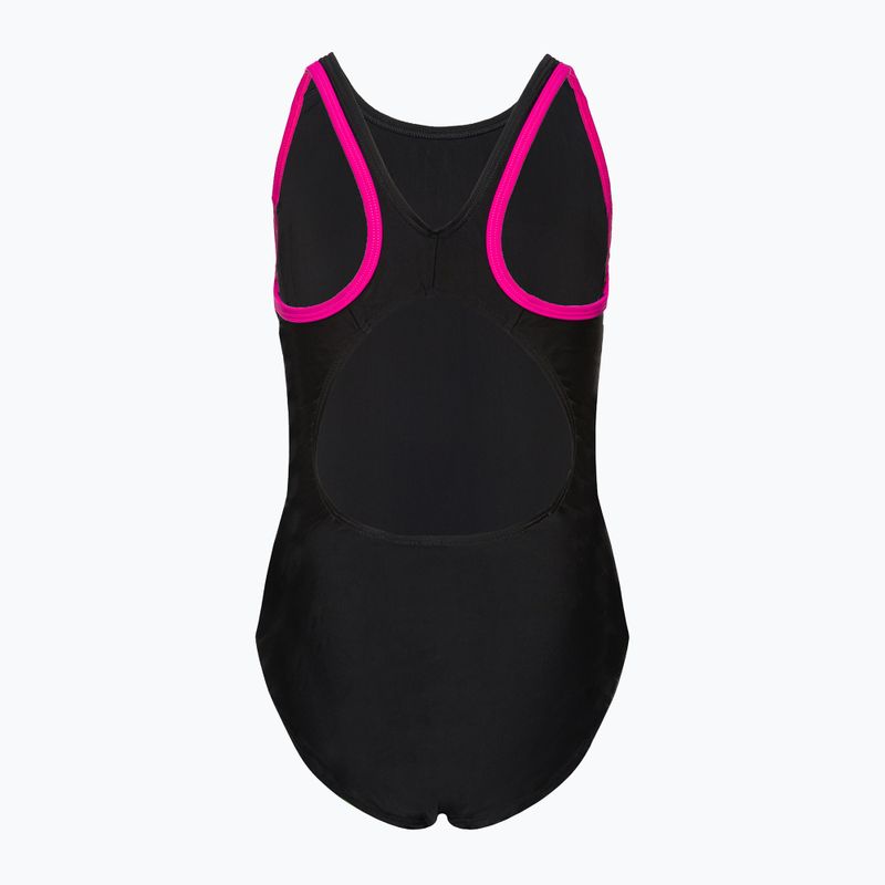 Speedo Boom Logo Splice Muscleback detské jednodielne plavky B344 black 12859B344 2